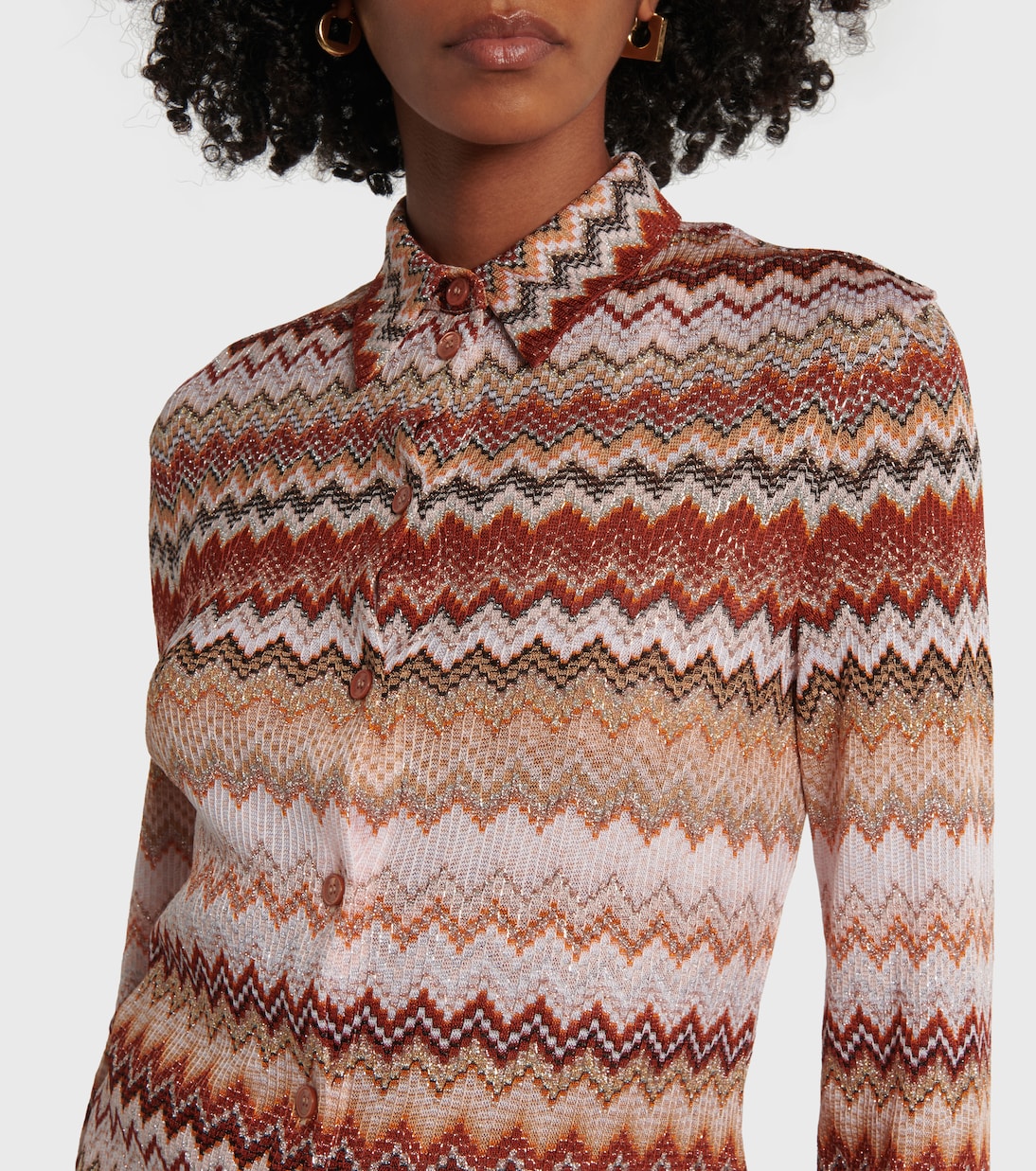 Camicia in lamé a zig-zag | Missoni
