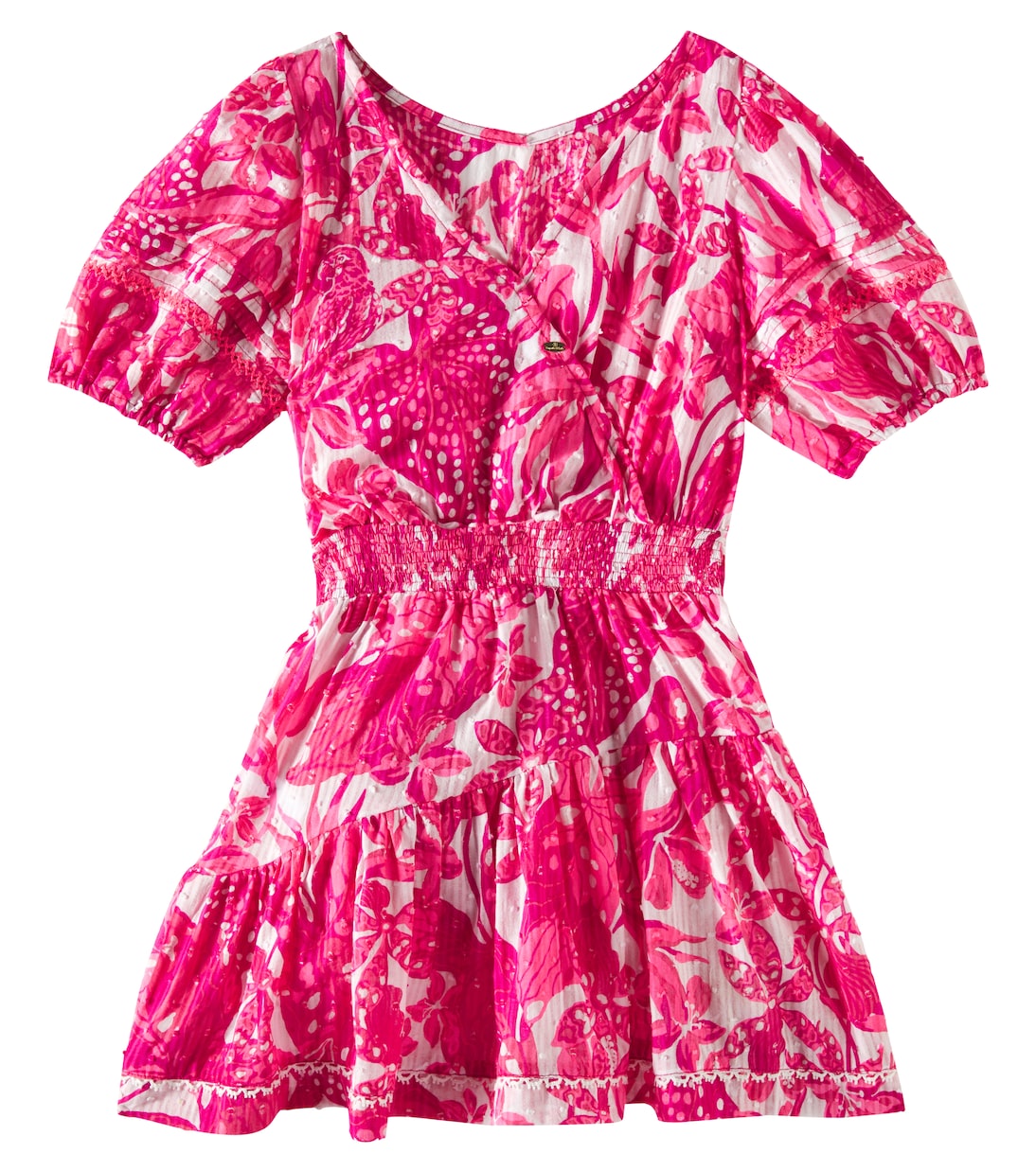 Abito Chantal in cotone con stampa | Poupette St Barth Kids