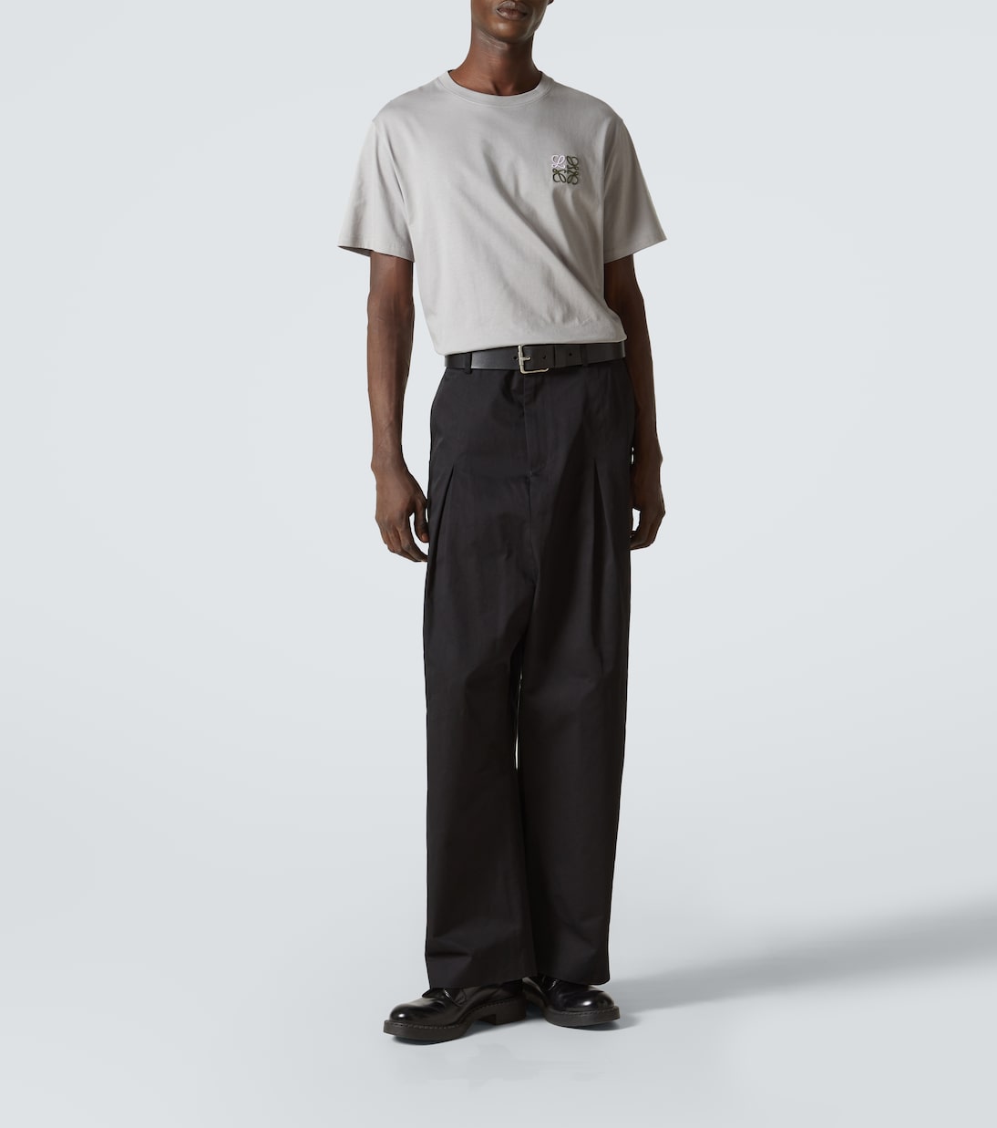 Camiseta de jersey de algodón con anagrama | Loewe