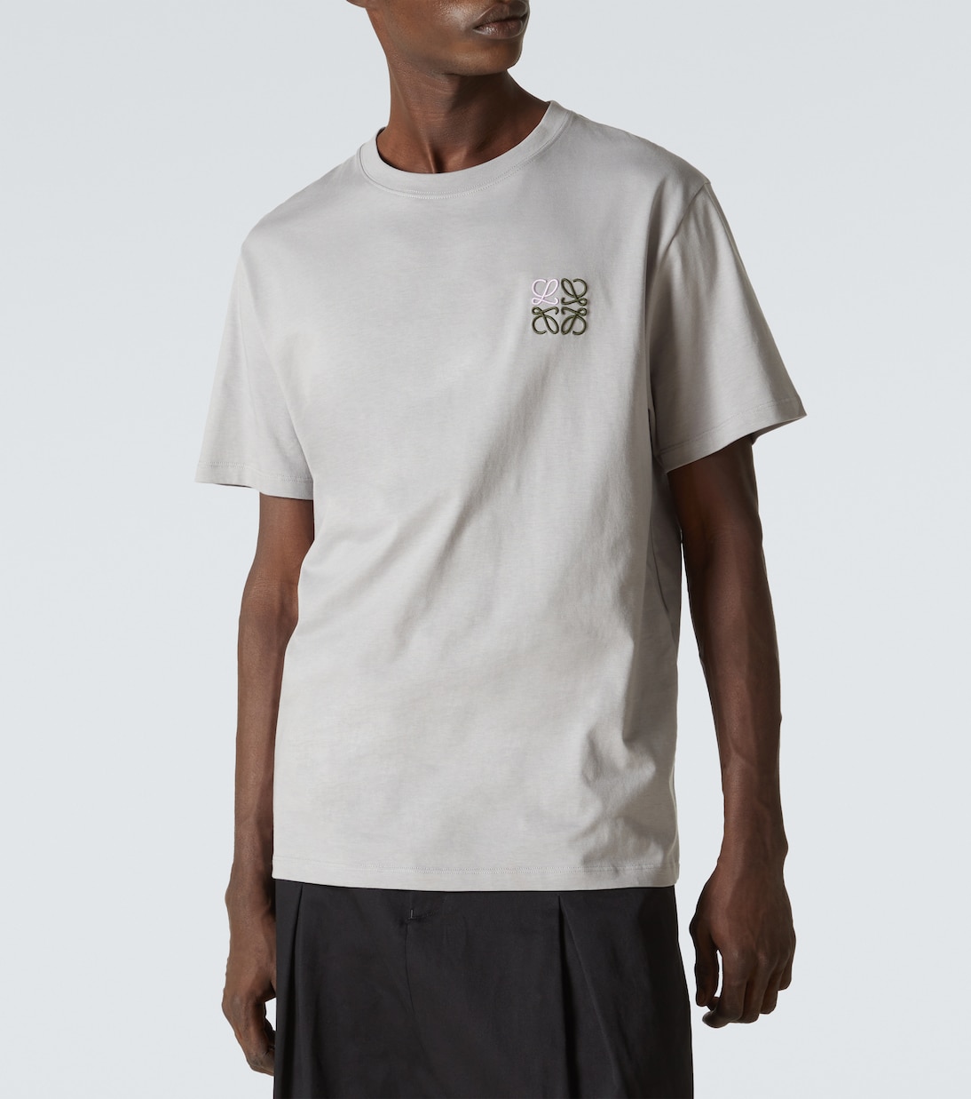 Camiseta de jersey de algodón con anagrama | Loewe