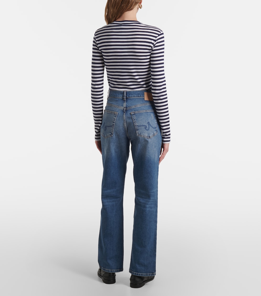 Jeans regular a vita alta | AG Jeans