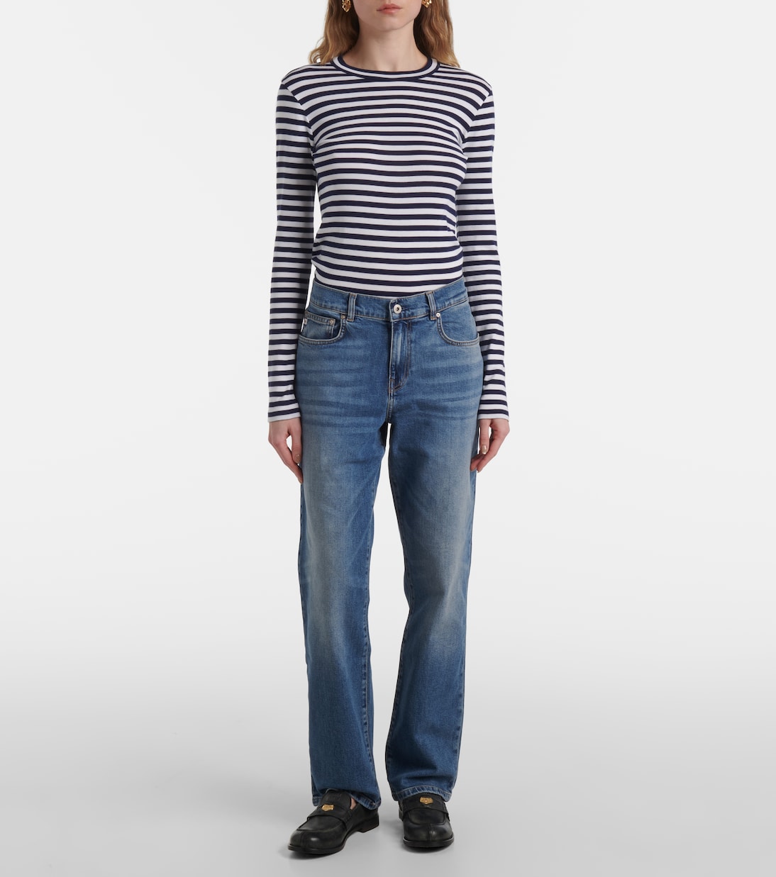 Jeans regular a vita alta | AG Jeans