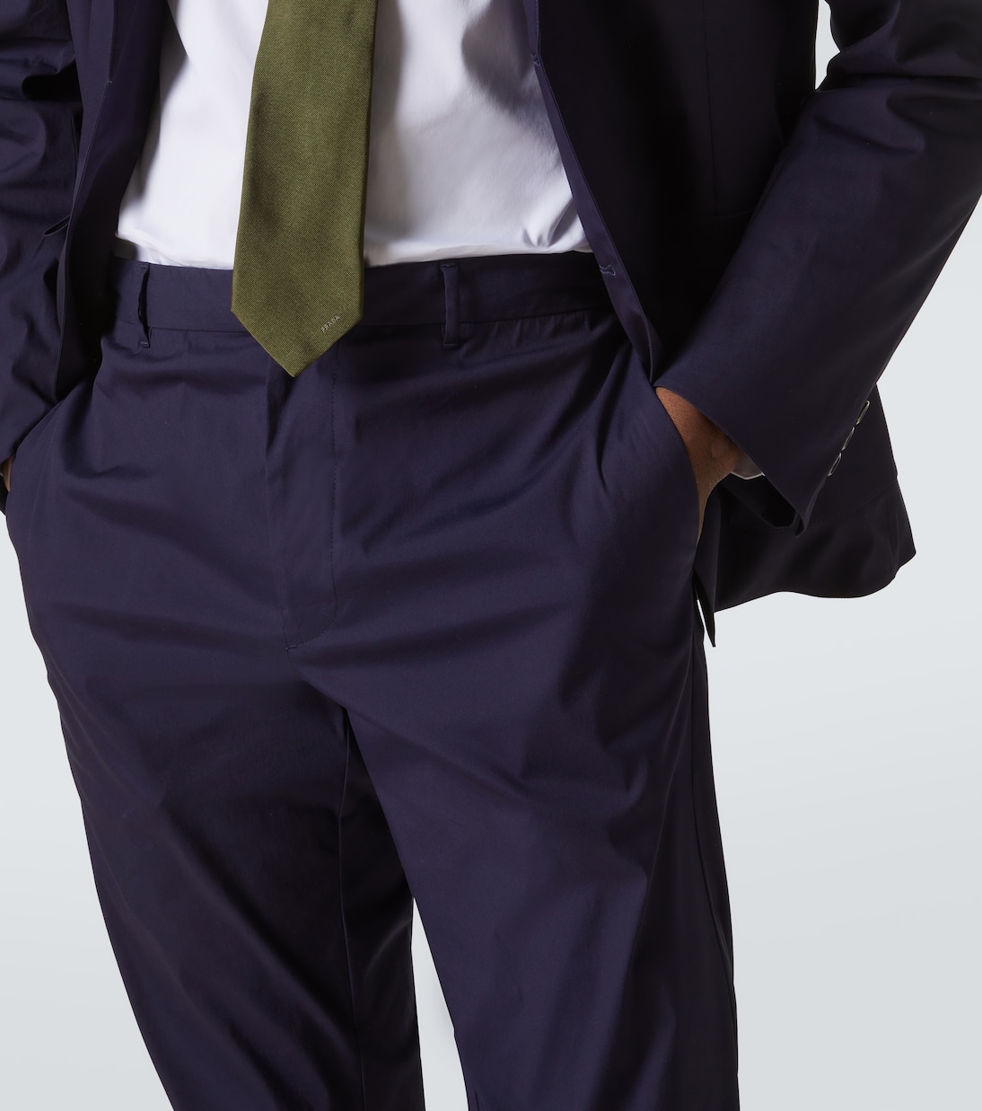 Gerade Hose aus einem Baumwollgemisch | Prada