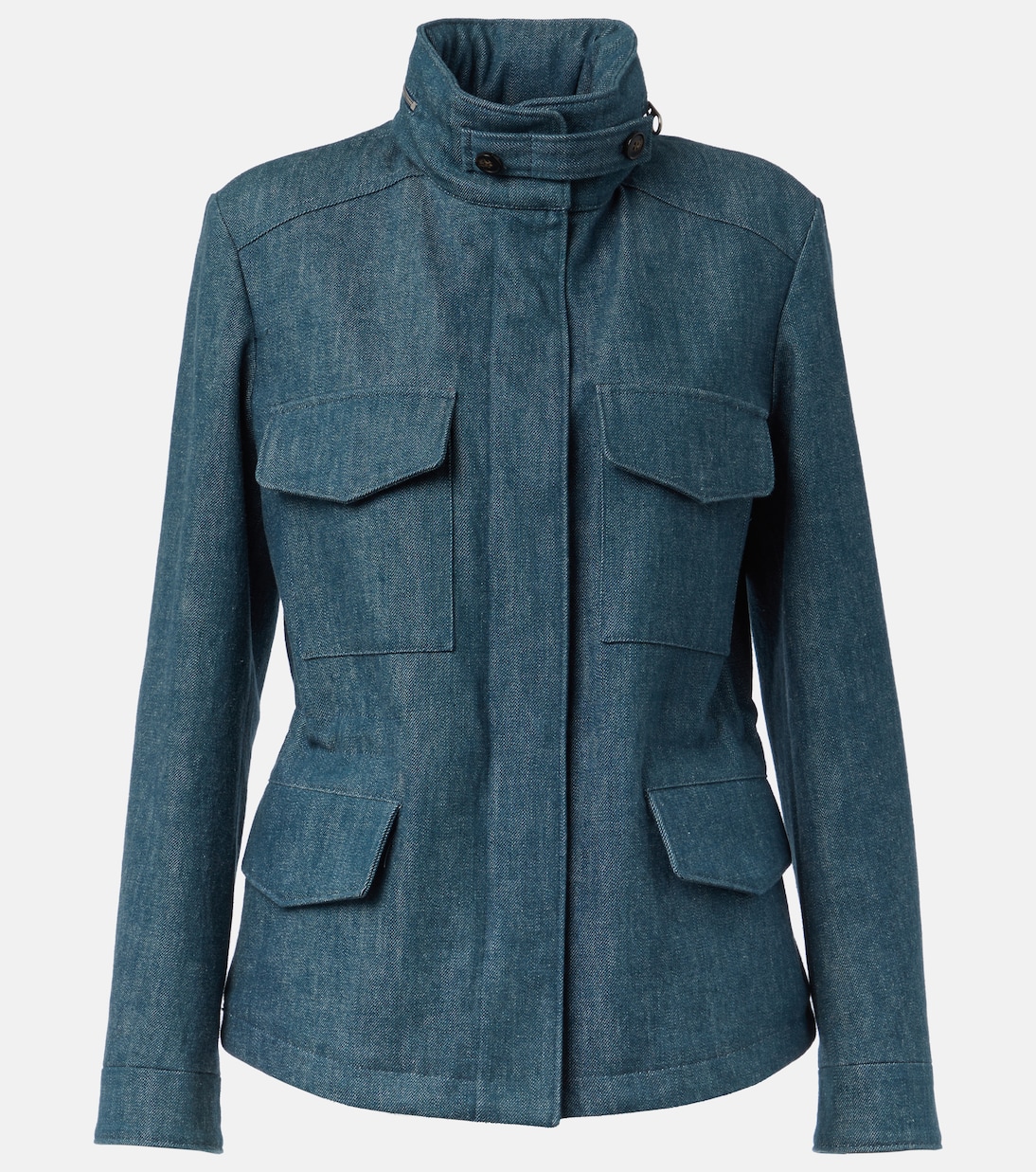 Traveller Mini denim field jacket | Loro Piana