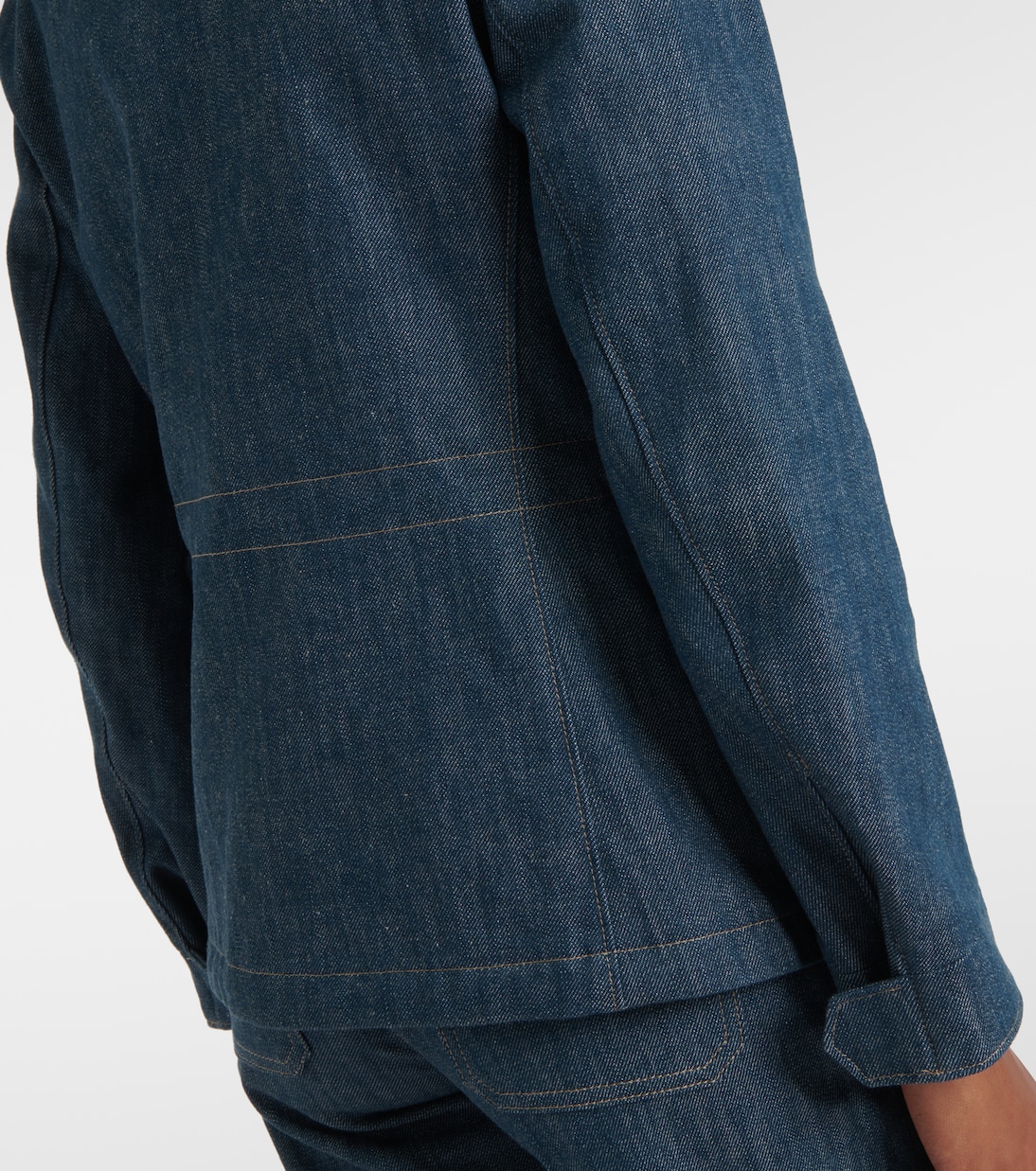 Traveller Mini denim field jacket | Loro Piana