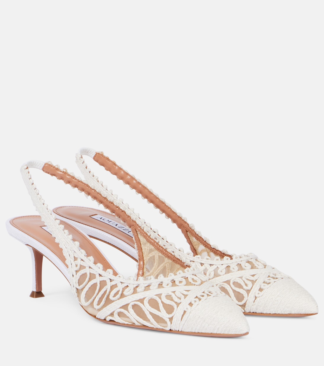 Escarpins Kahlo 50 en raphia | Aquazzura