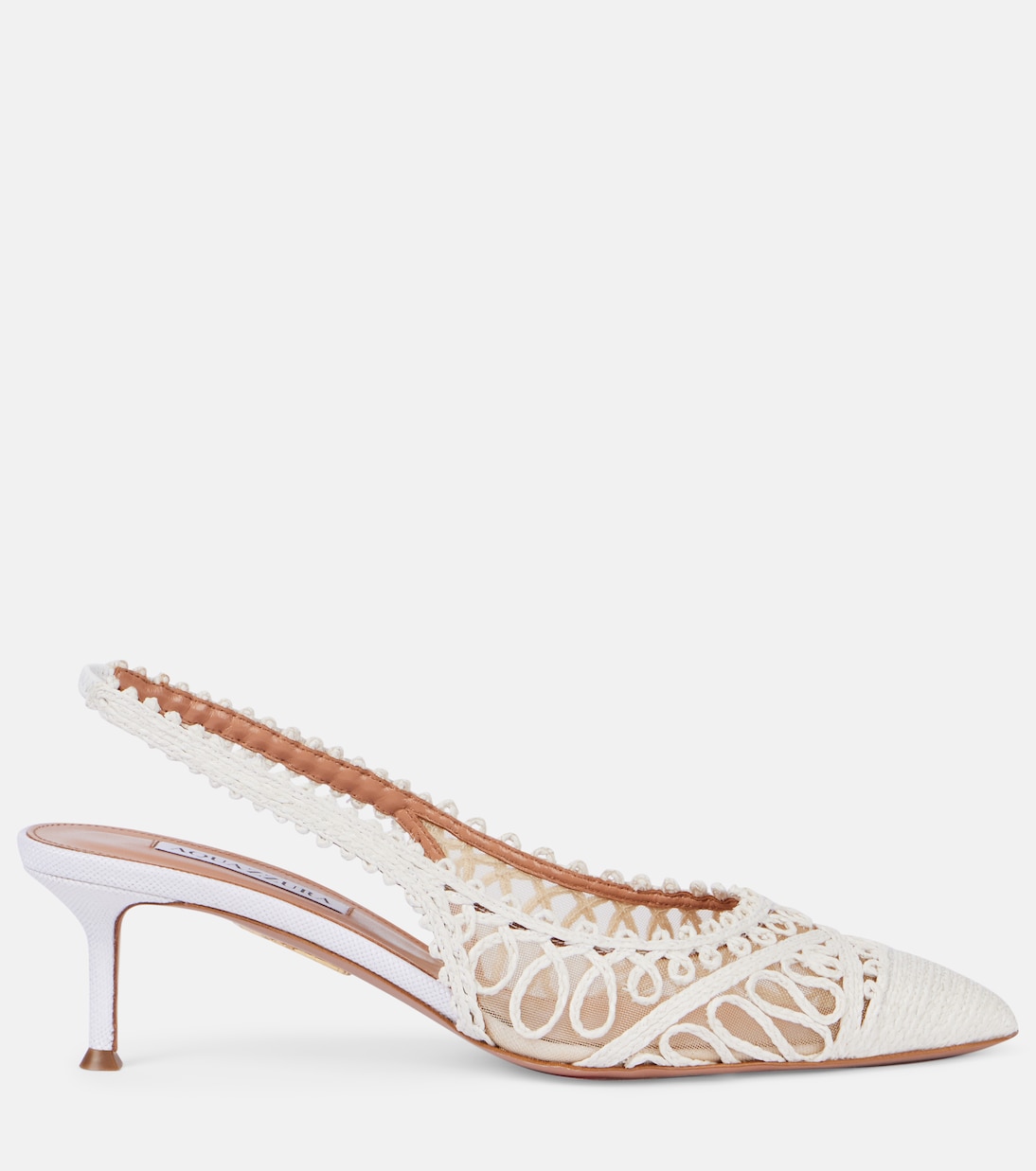 Escarpins Kahlo 50 en raphia | Aquazzura