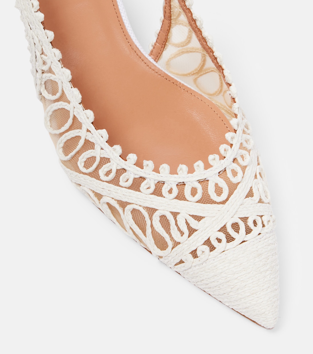 Escarpins Kahlo 50 en raphia | Aquazzura
