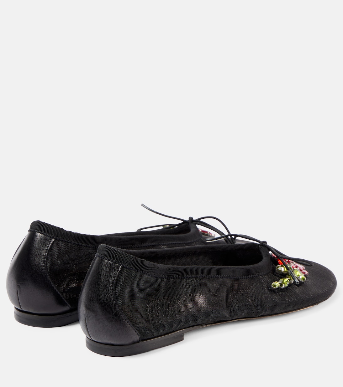 Scarpe ballerine SIMONE ROCHA con dettagli a fiocco e decorazioni eleganti