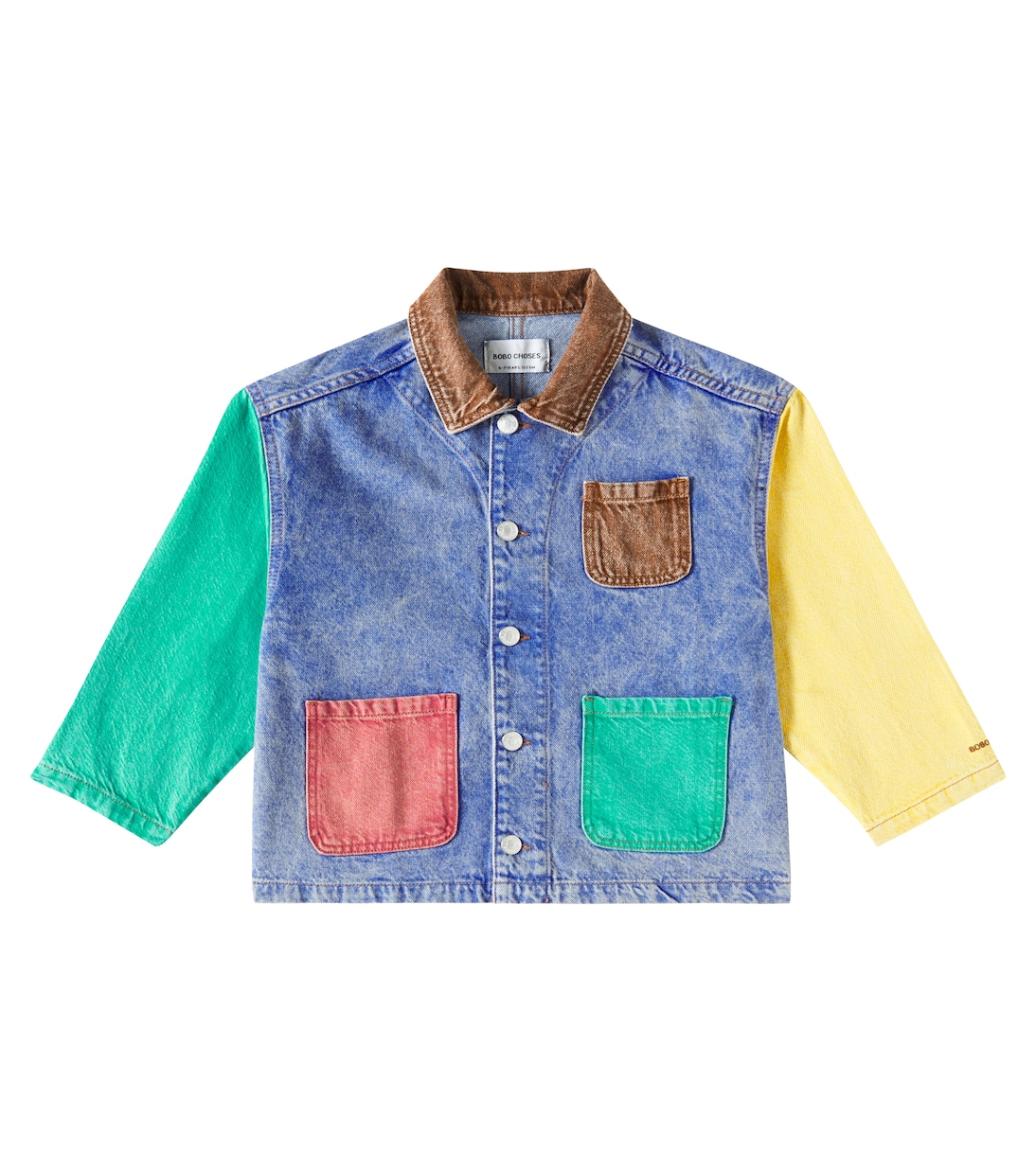 Giacca di jeans color-block | Bobo Choses