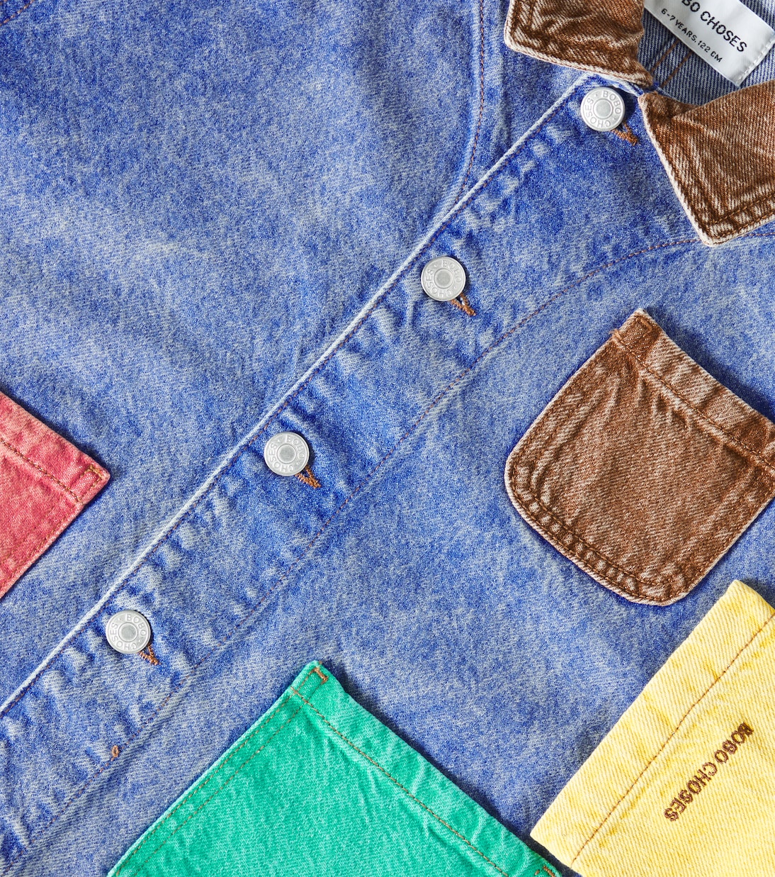 Giacca di jeans color-block | Bobo Choses
