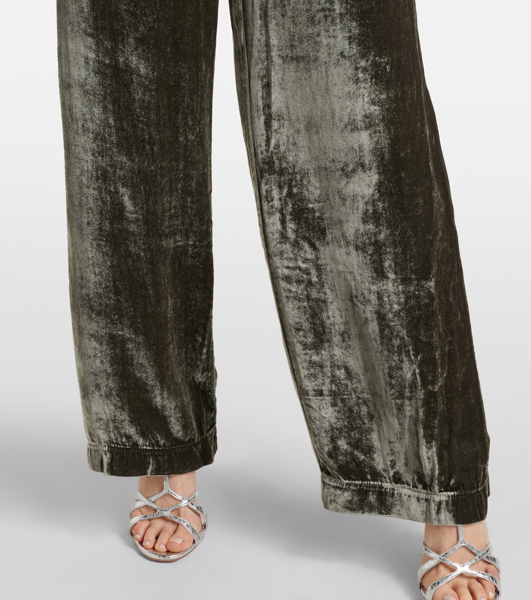 Gerade Hose Sorine aus Samt | Velvet
