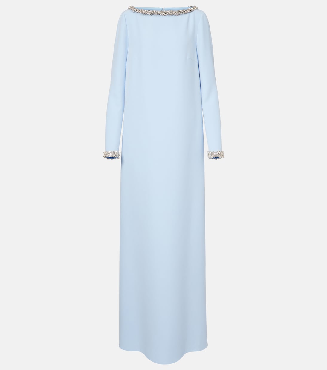 Naimal embellished caped gown | Safiyaa