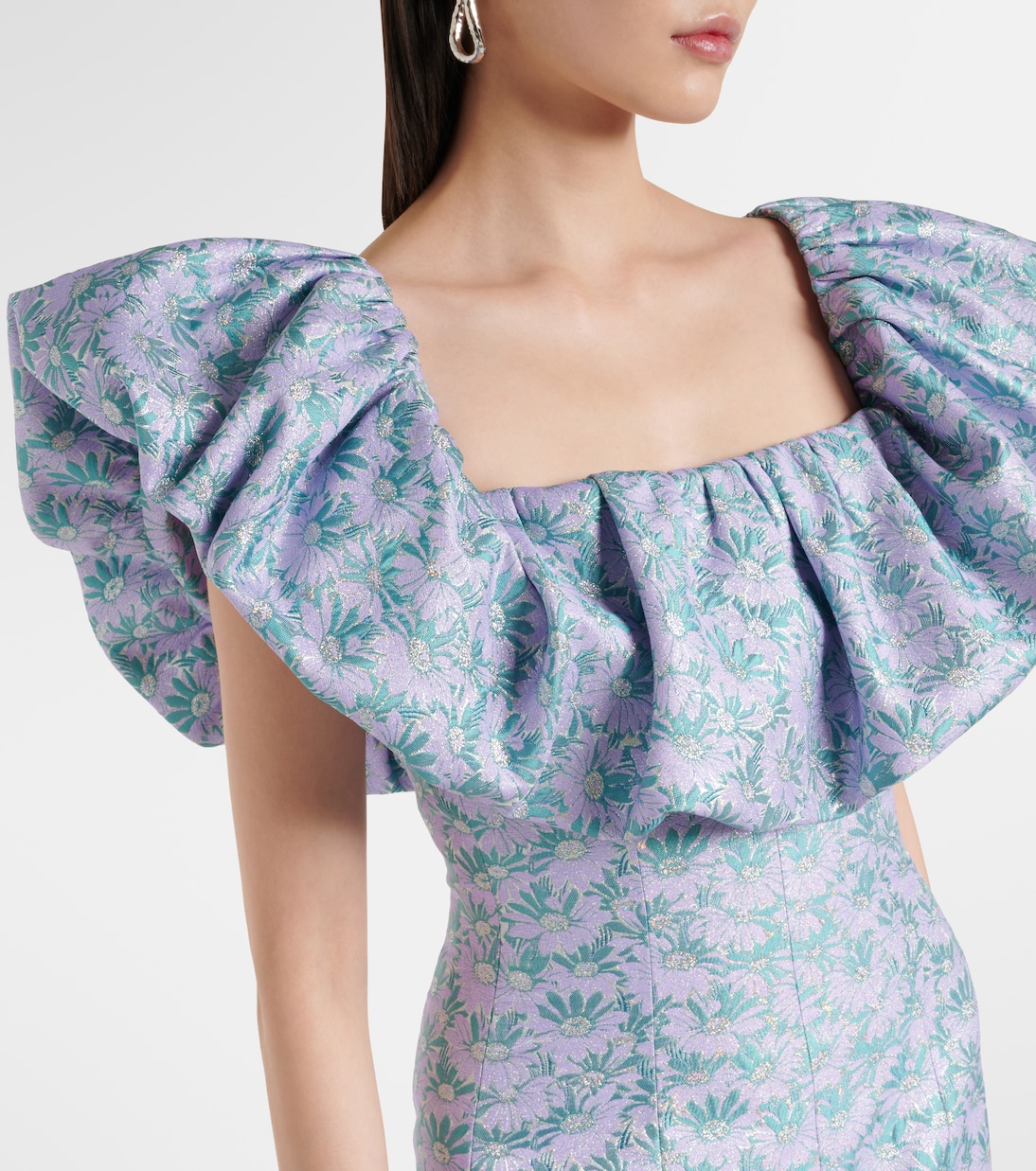 Rowan floral brocade gown  | Markarian