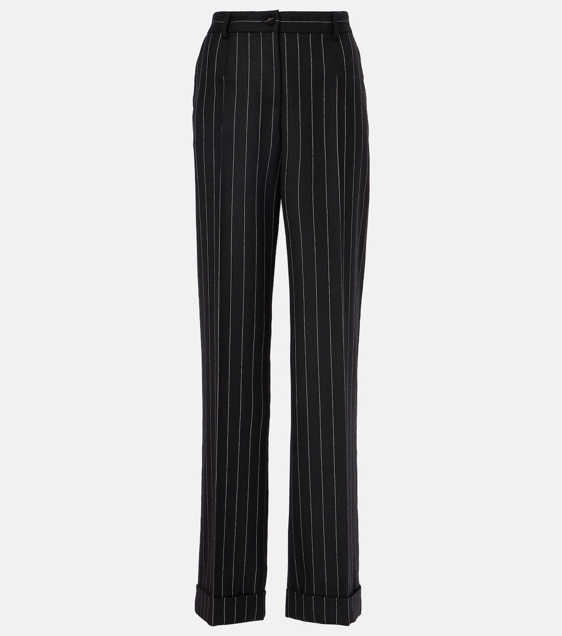 Pantaloni regular in lana a righe | Dolce&Gabbana