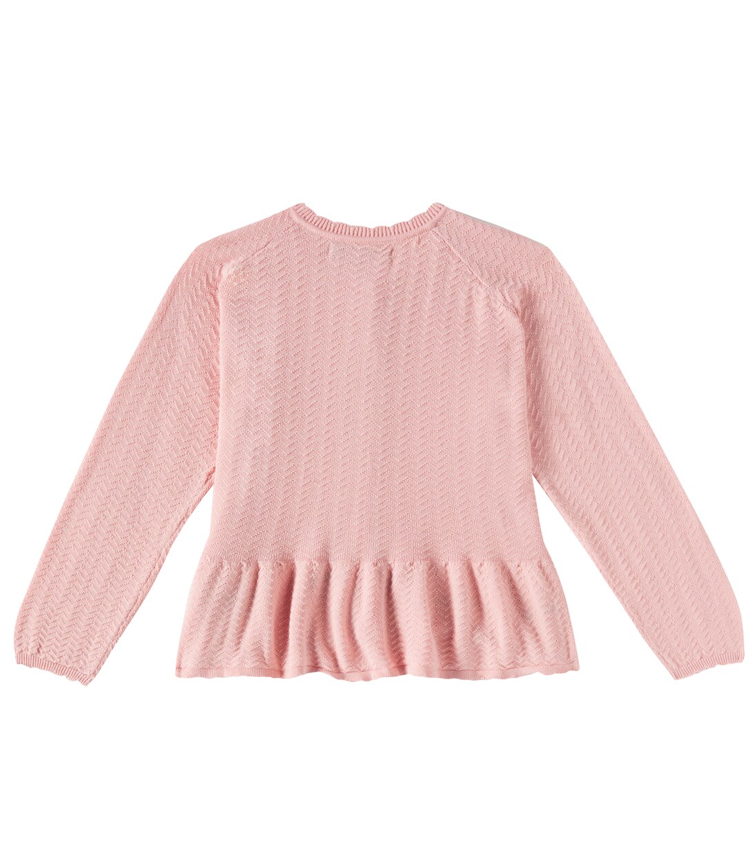 Cardigan Cypres in cotone con peplum | Konges Sløjd