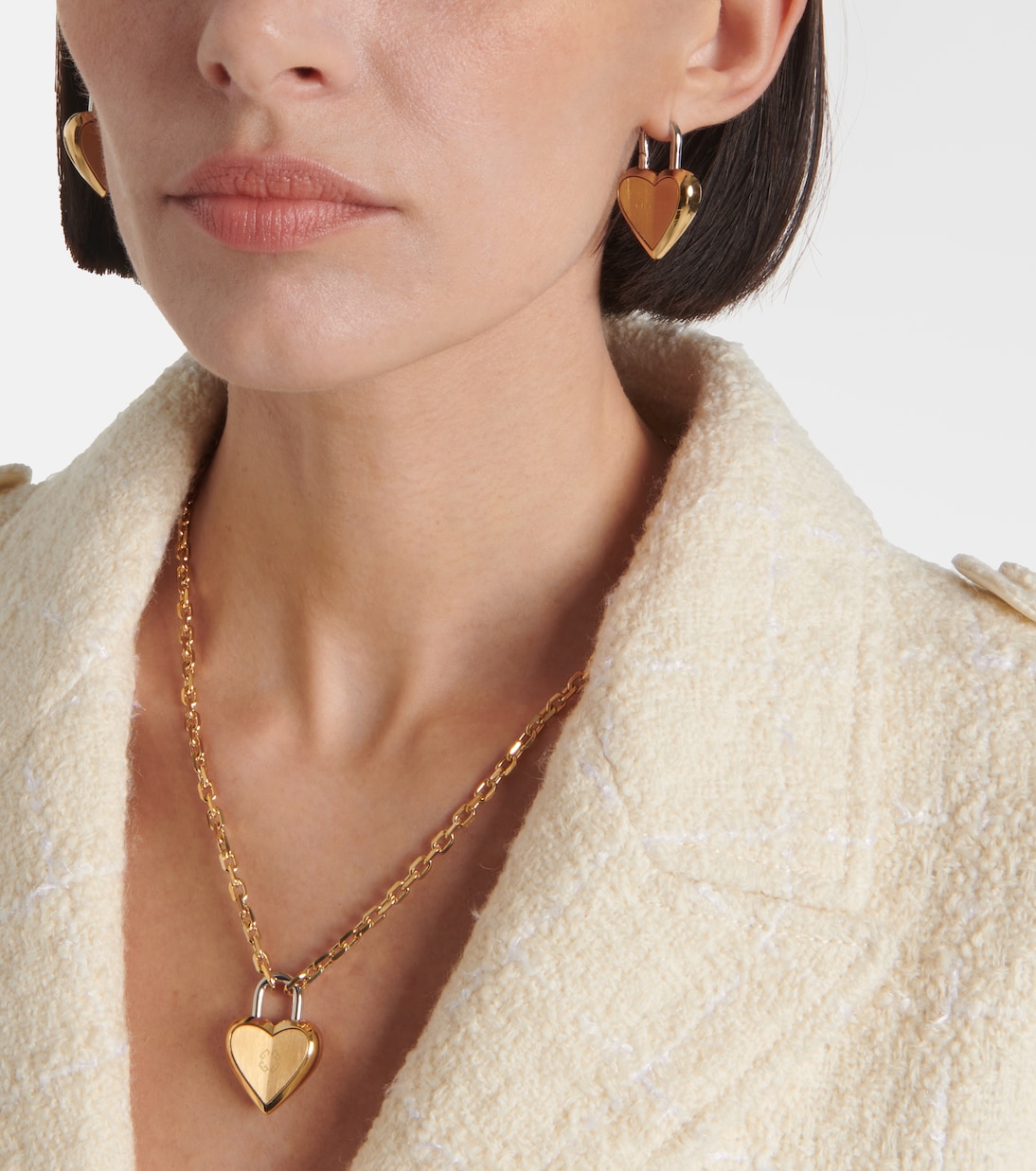 Orecchini con Lucchetto a Cuore di GIVENCHY - Stile Giovane e Moderno