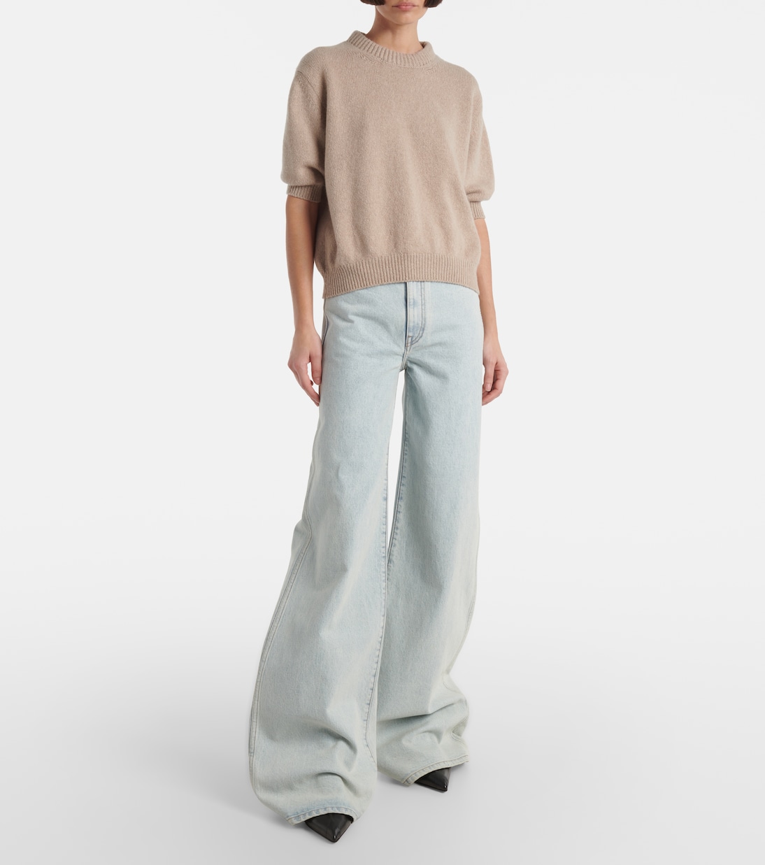 Top Davin in maglia di cashmere | Khaite