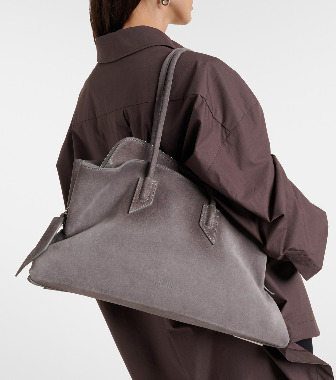 La Passeggiata Medium suede tote bag | The Attico