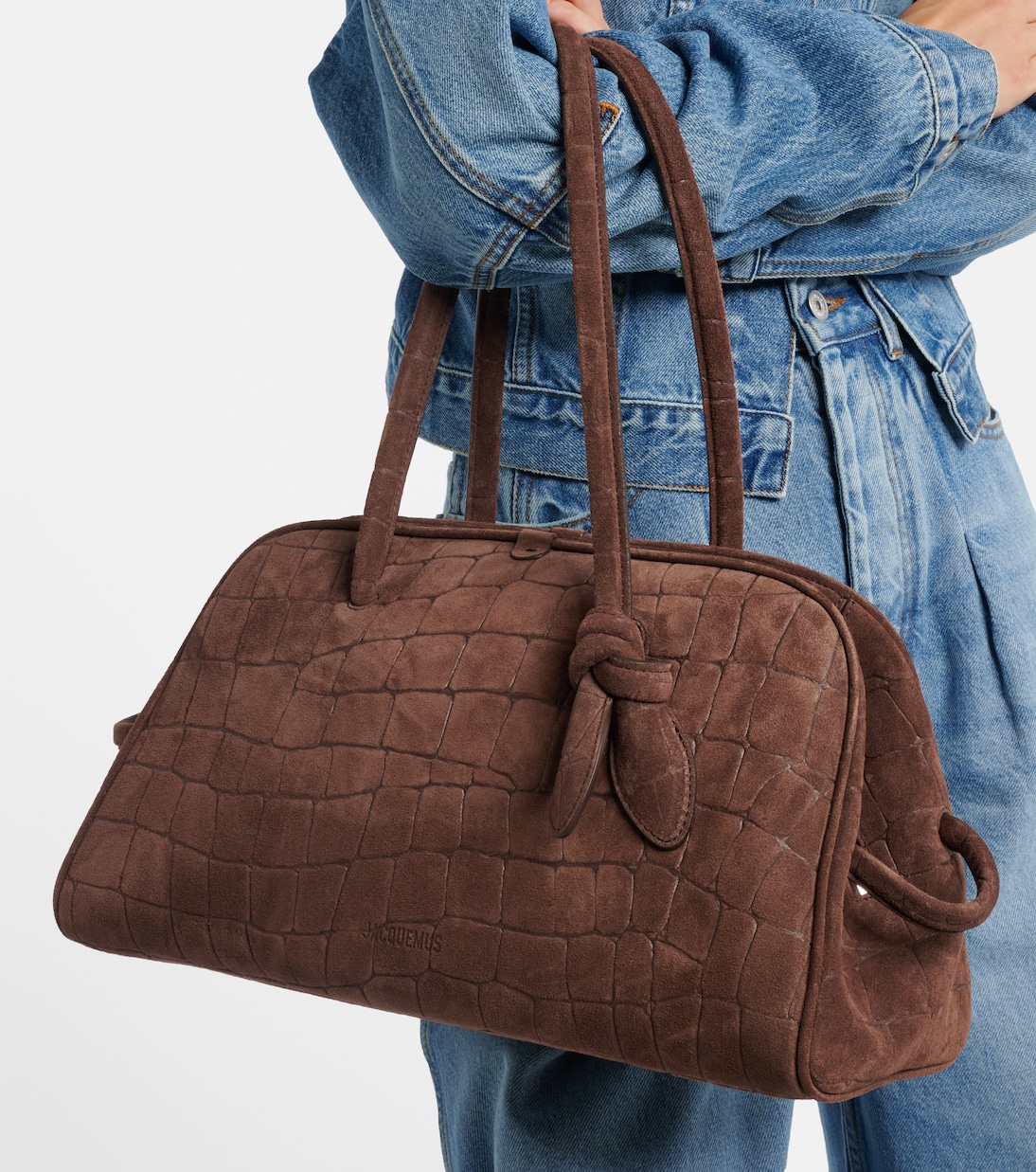 Turismo Medium suede tote bag | Jacquemus
