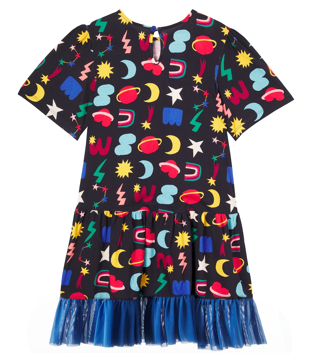 Cosmotipo printed cotton dress | Fábula
