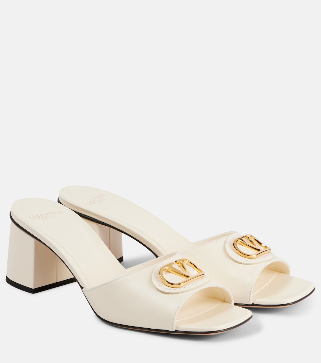 Pantoletten VLogo Signature aus Leder | Valentino Garavani