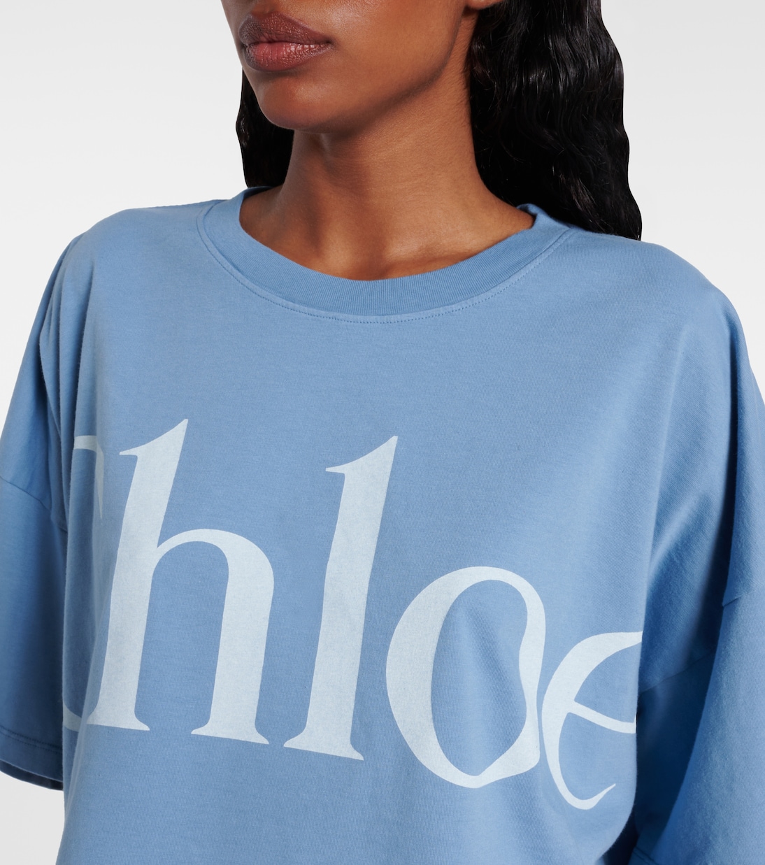 Cropped-Top aus Baumwoll-Jersey | Chloé