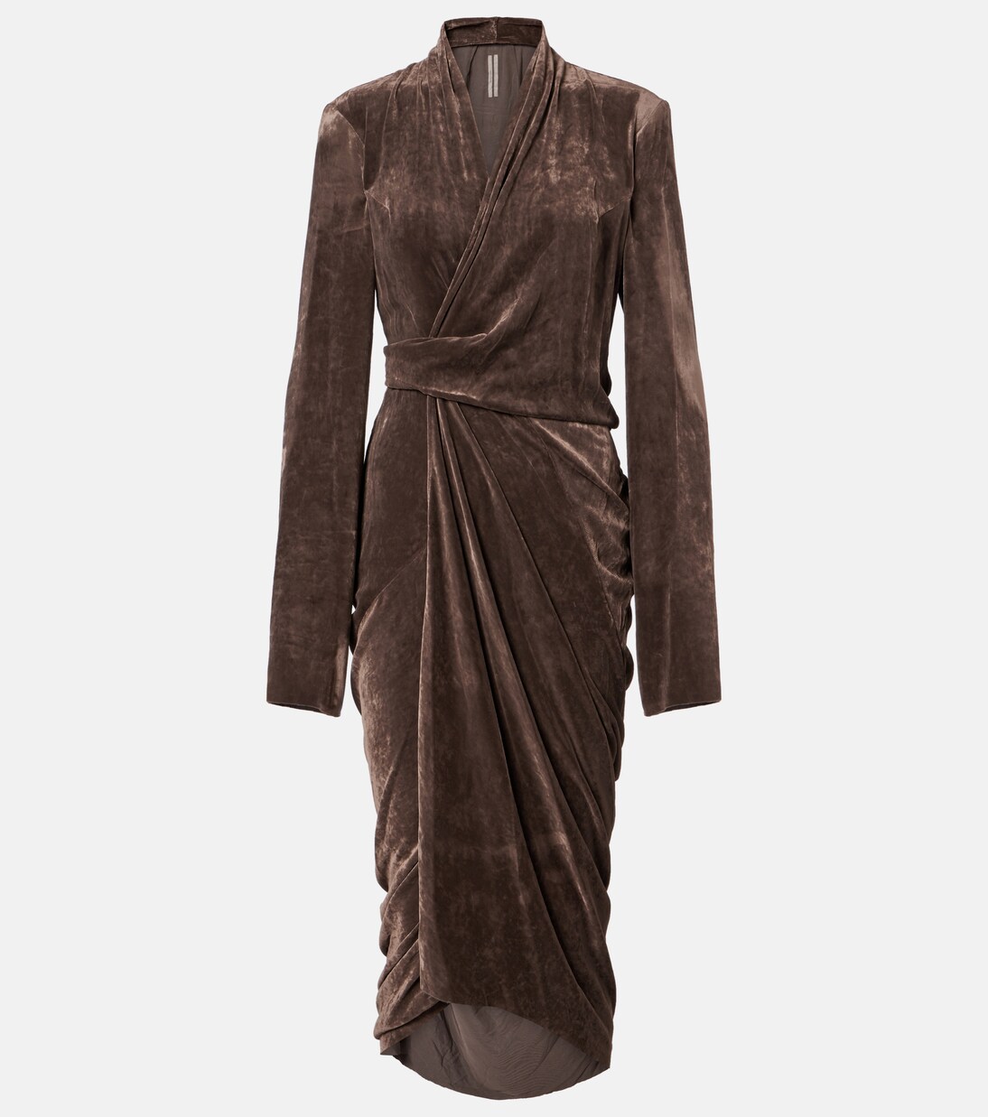 Abito midi a portafoglio | Rick Owens