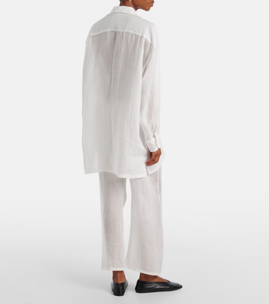 Niko oversized ramie shirt | Leset