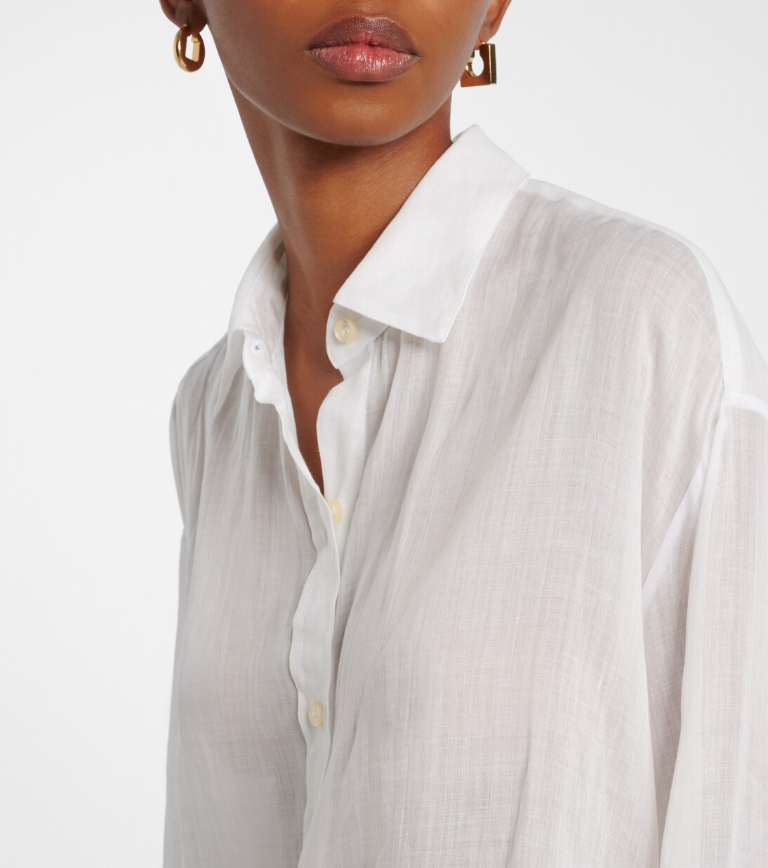 Niko oversized ramie shirt | Leset