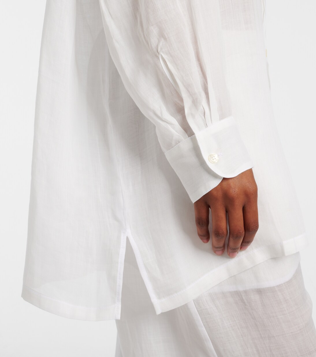 Niko oversized ramie shirt | Leset