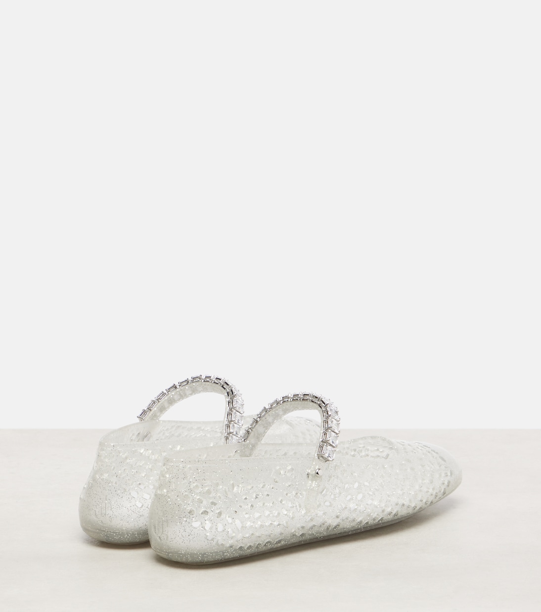 Mary-Jane-Ballerinas Jelly mit Kristallen | Jimmy Choo
