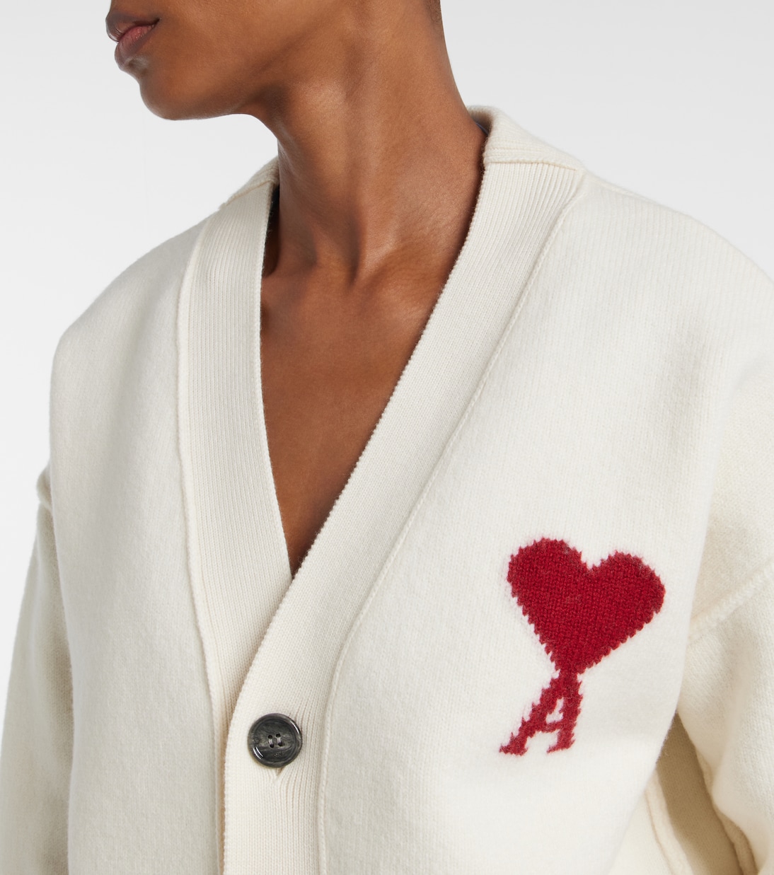 Cardigan Ami de Cœur aus Schurwolle | Ami Paris