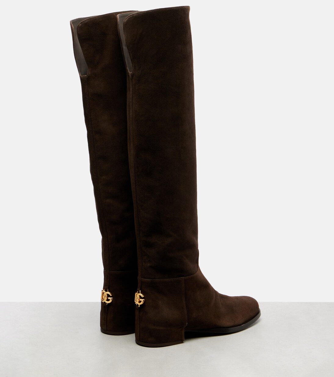 Suede over-the-knee boots | Dolce&Gabbana