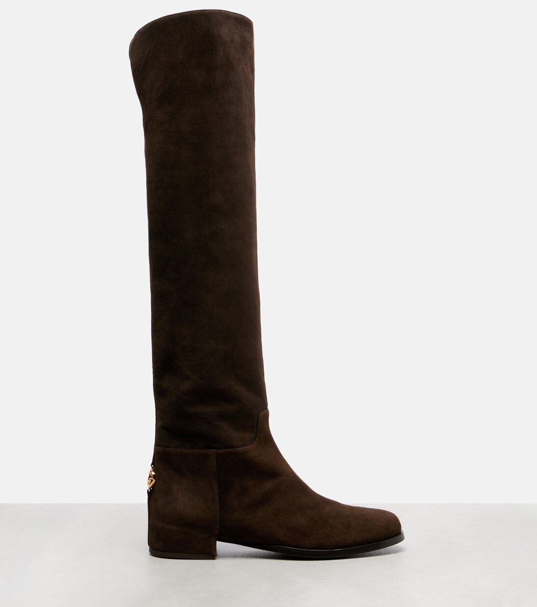 Suede over-the-knee boots | Dolce&Gabbana