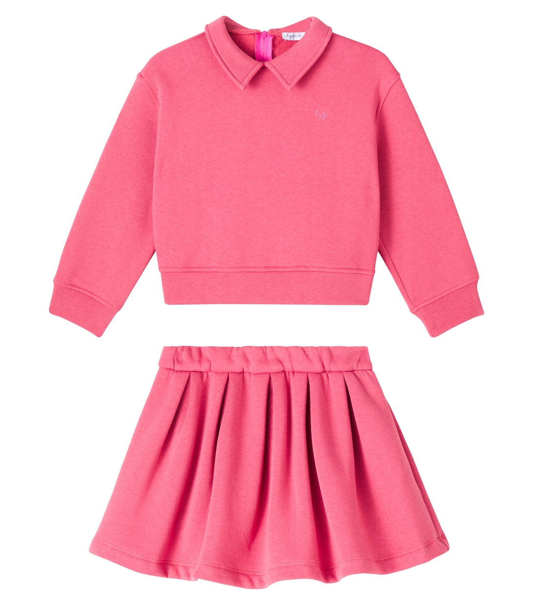 Set Freesia aus Sweatshirt und Rock | Il Gufo