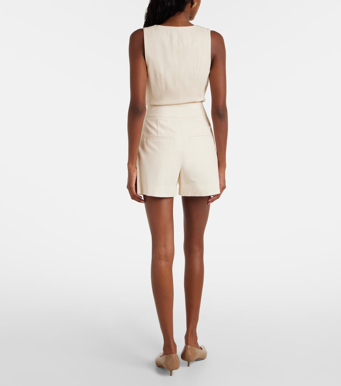 Devina high-rise shorts | Veronica Beard