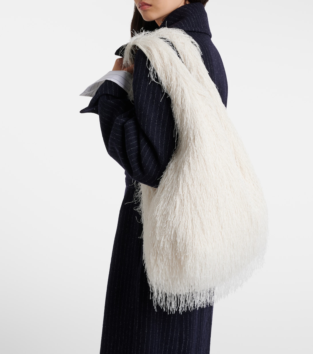 March Large fringed tote bag | Dries Van Noten