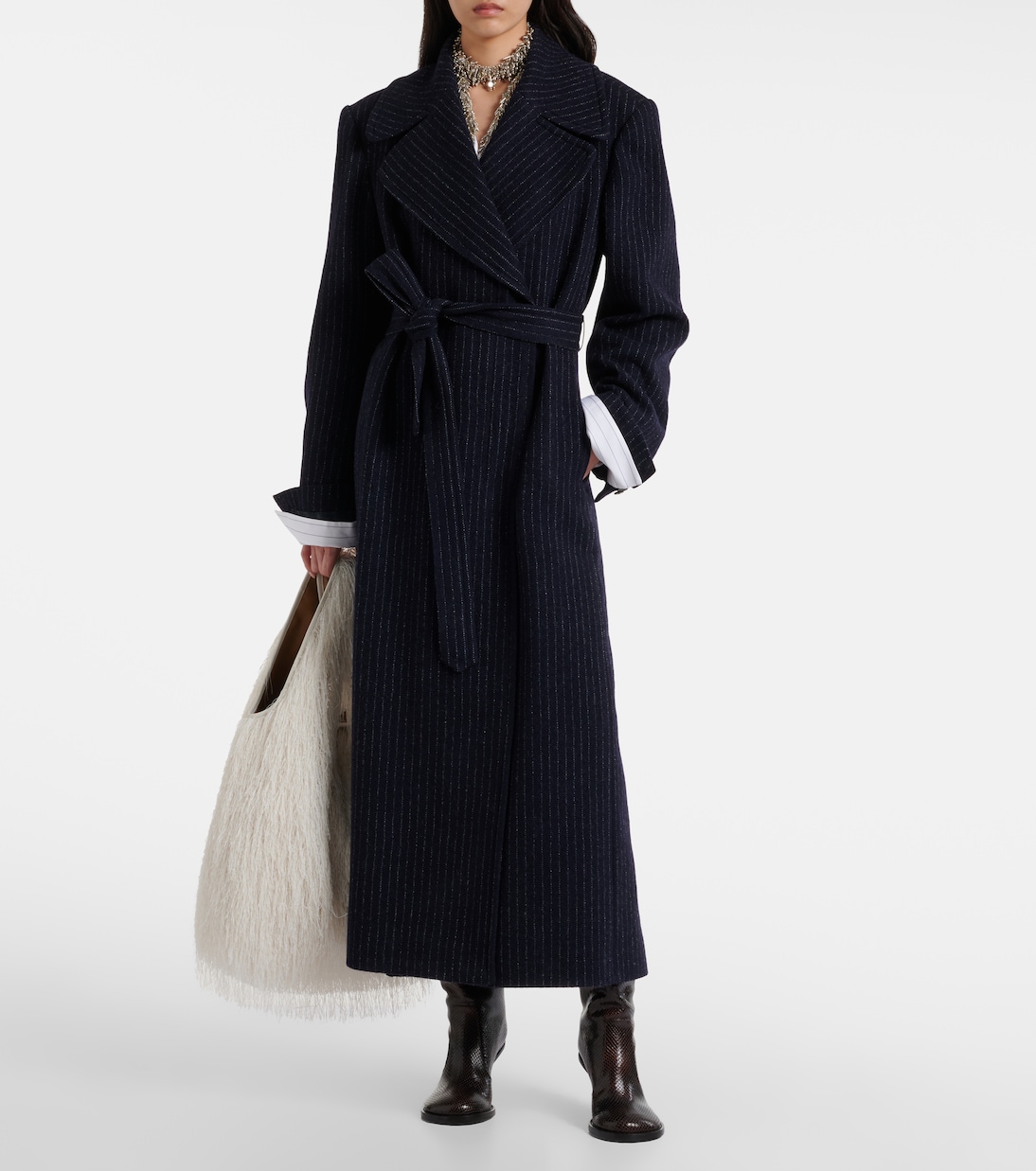 March Large fringed tote bag | Dries Van Noten