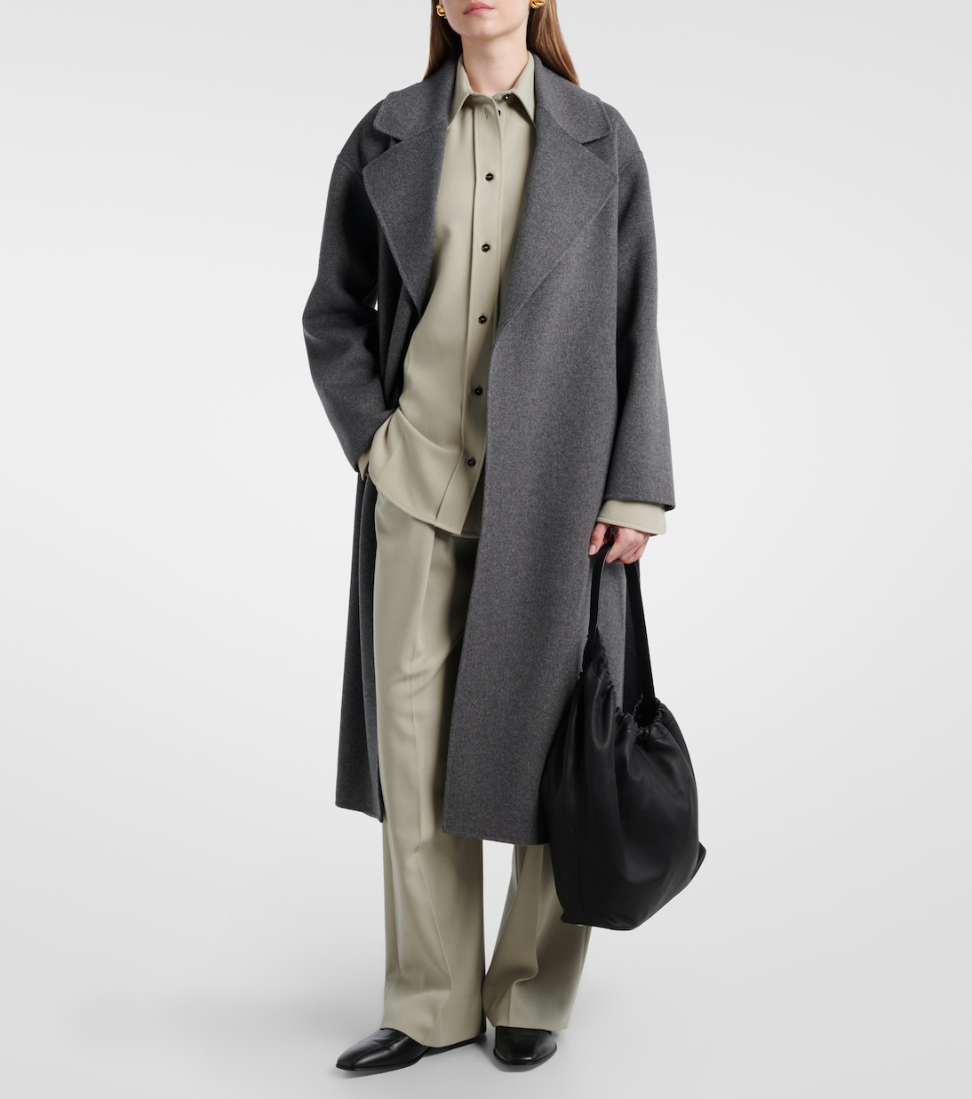 Demi Lune Cloud Medium leather shoulder bag | Aesther Ekme