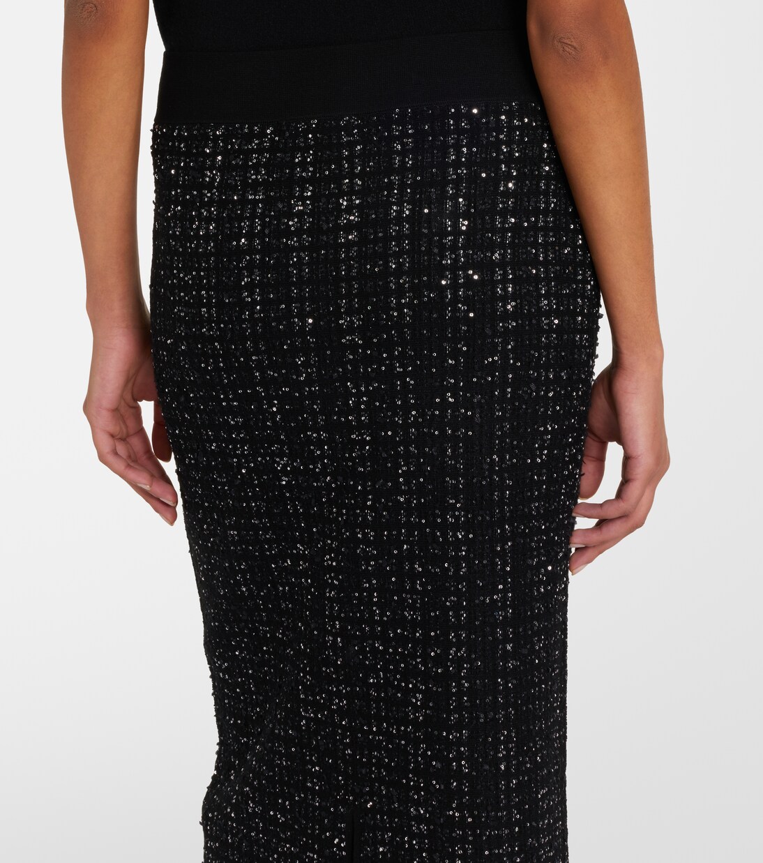 Corbin tweed midi skirt  | Veronica Beard