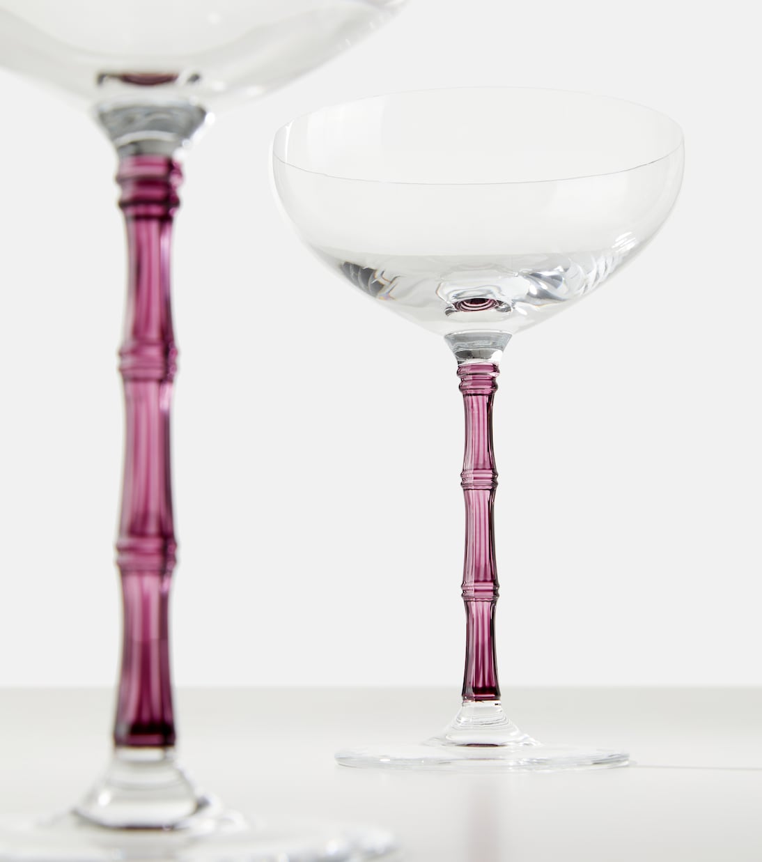 Set Bamboo aus zwei Champagnerschalen | La DoubleJ
