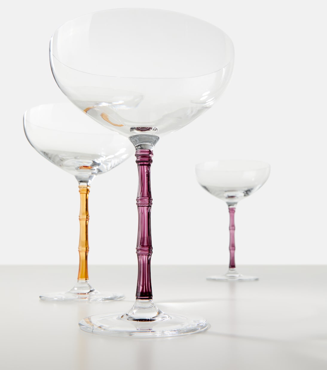 Set Bamboo aus zwei Champagnerschalen | La DoubleJ