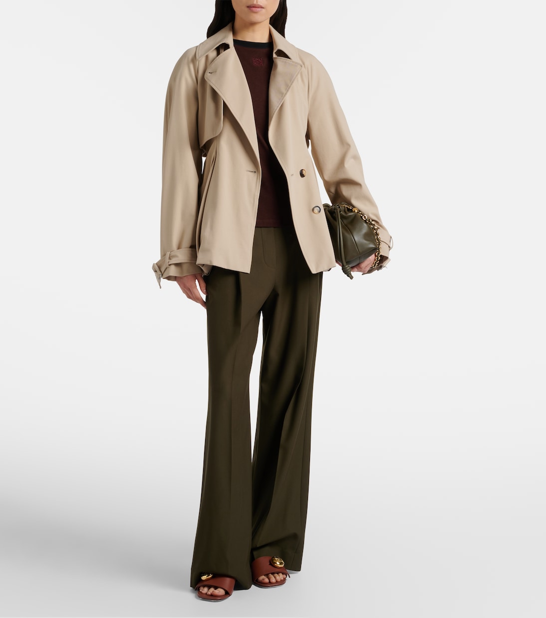 Pebble Anagram leather mules | Loewe