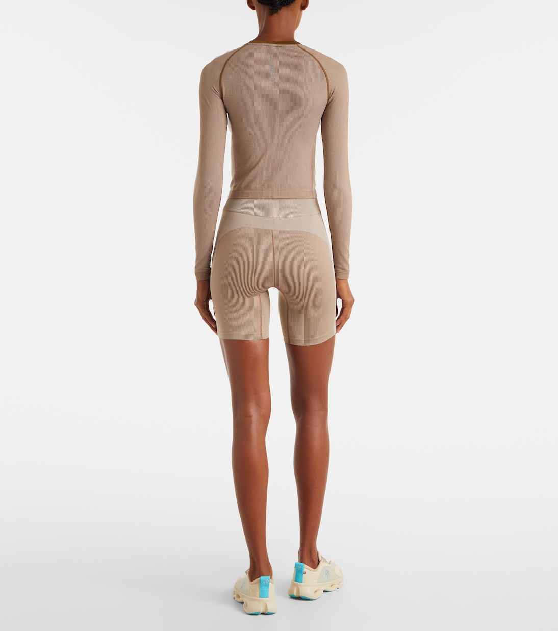 x On ribbed-knit striped top | Loewe