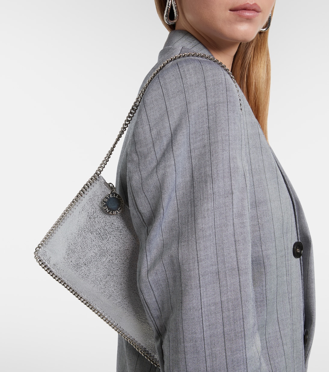 Falabella Mini metallic shoulder bag | Stella McCartney