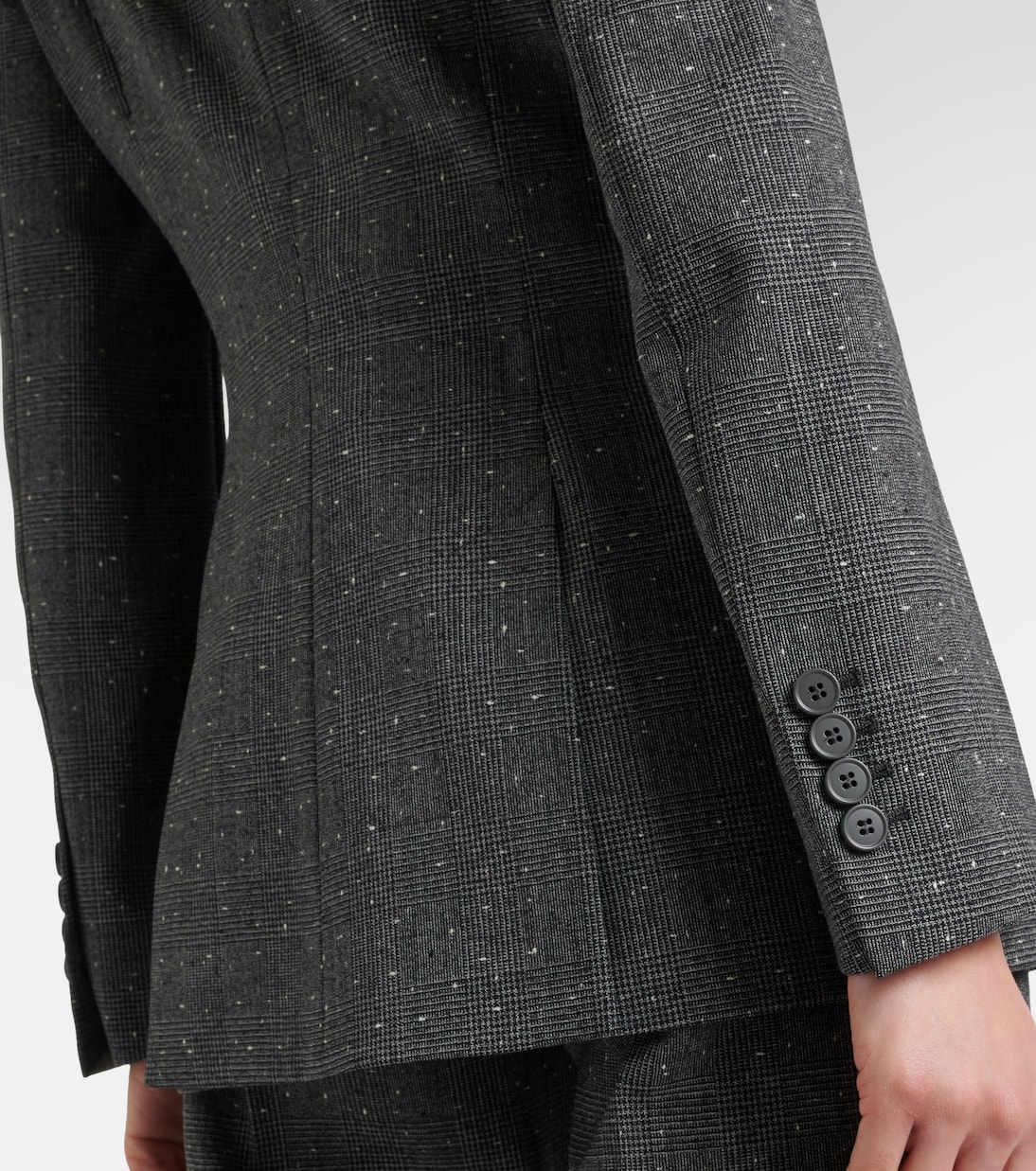 Prince of Wales check wool blazer | McQueen