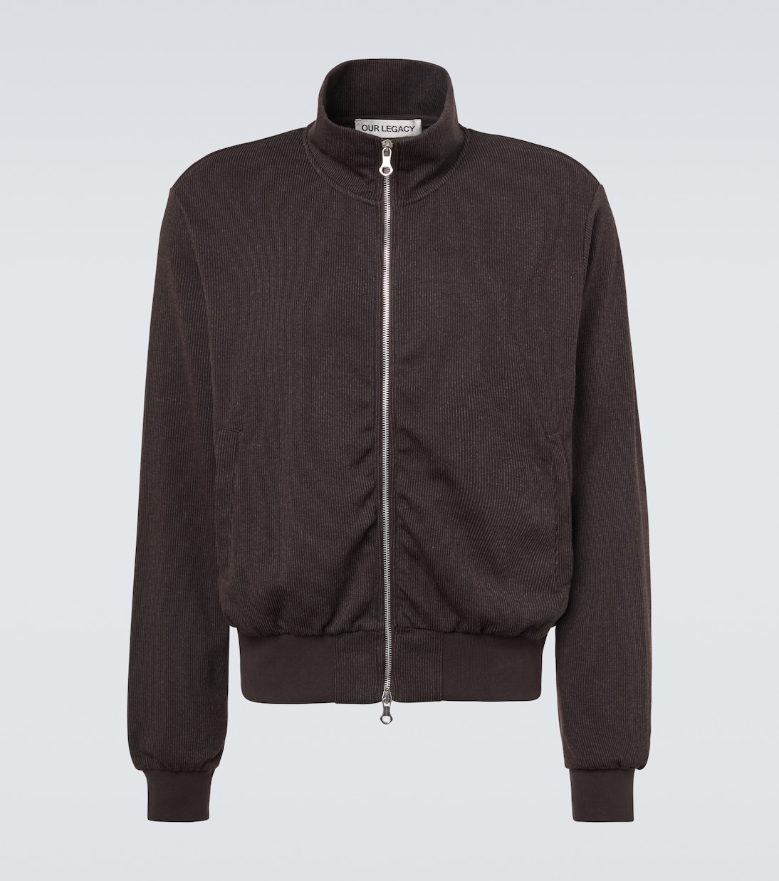 Mob ribbed-knit cotton-blend bomber jacket | Our Legacy
