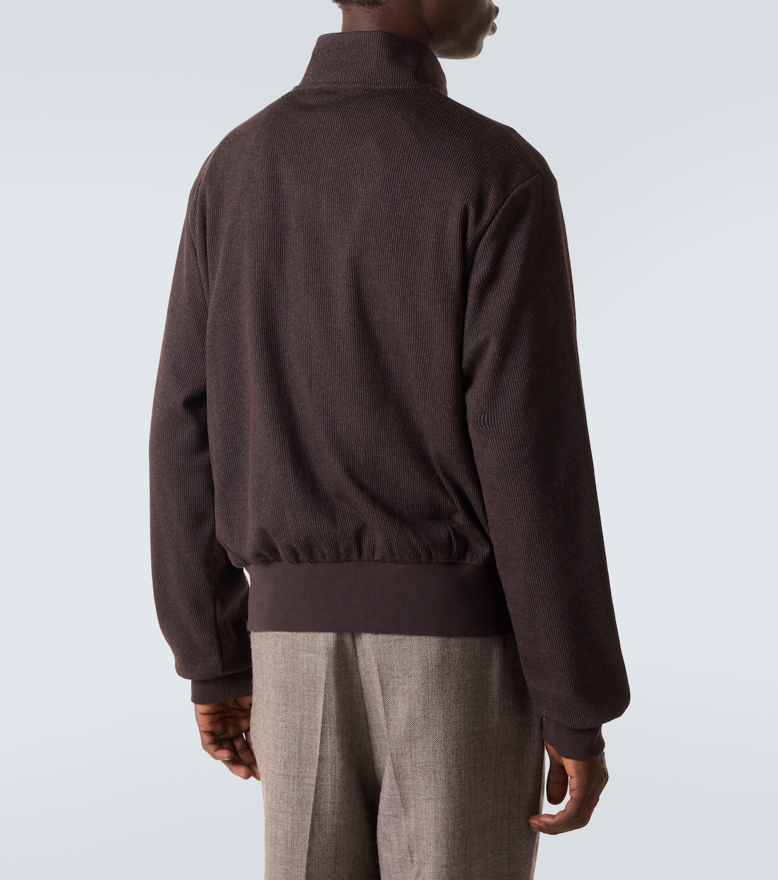 Mob ribbed-knit cotton-blend bomber jacket | Our Legacy