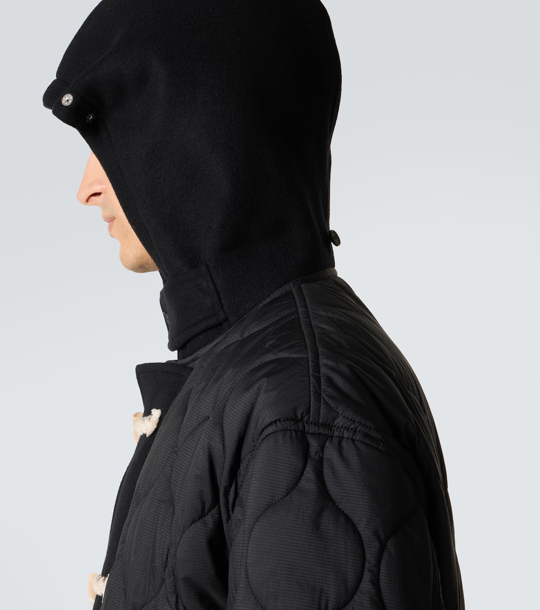 Quilted wool duffel coat | Comme des Garçons Homme